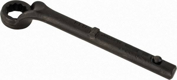 Proto - 1-1/8" 12 Point Pull Wrench - Single End, 10-11/16" OAL, Steel, Black Finish - All Tool & Supply