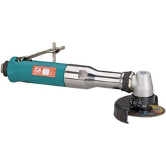 Dynabrade - 3" Wheel Diam, 18,000 RPM, Pneumatic Cutoff & Cutoff-Grinder Tool - Right Angle Handle, 1/4 NPT Inlet - All Tool & Supply