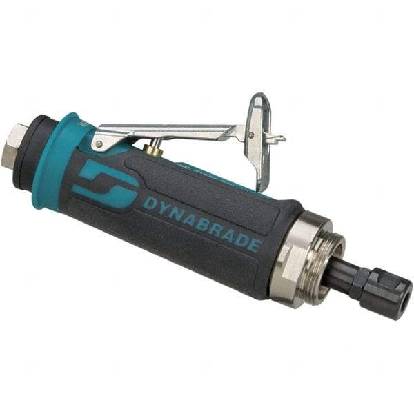 Dynabrade - 1/4 Inch Collet, 0.4 hp, 30,000 RPM Compact Router Motor - 1/4 NPT Inlet, 90 psi Air Pressure, 23 CFM - All Tool & Supply