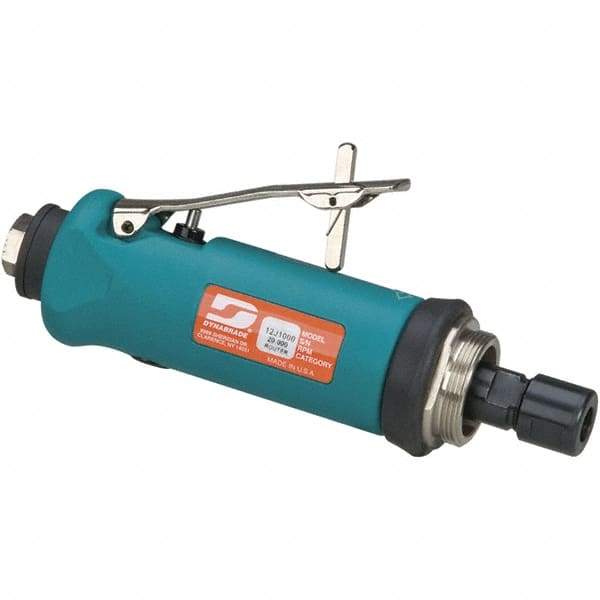 Dynabrade - 1/4 Inch Collet, 0.7 hp, 20,000 RPM Compact Router Motor - 1/4 NPT Inlet, 90 psi Air Pressure, 38 CFM - All Tool & Supply