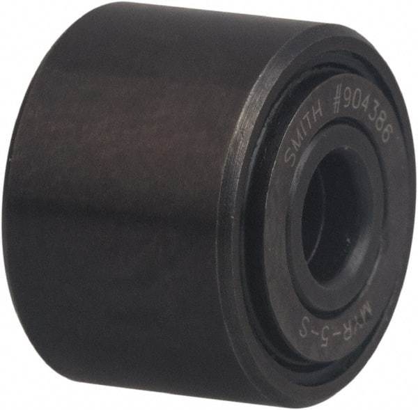 Accurate Bushing - 12mm Bore, 12mm Roller Diam x 32mm Width, Carbon Steel Sealed Yoke Cam Follower - 13,200 N Dynamic Load Capacity - All Tool & Supply