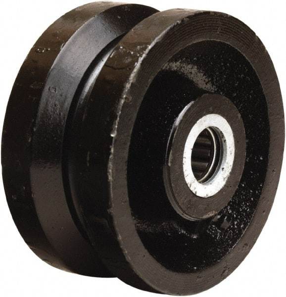 Hamilton - 4 Inch Diameter x 2 Inch Wide, Cast Iron Caster Wheel - 800 Lb. Capacity, 2-3/16 Inch Hub Length, 1-3/16 Inch Axle Diameter, Plain Bore Bearing - All Tool & Supply