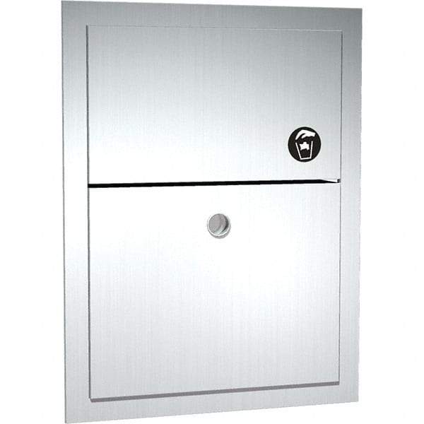 ASI-American Specialties, Inc. - Feminine Hygiene Product Receptacles Material: Stainless Steel Color: Silver - All Tool & Supply