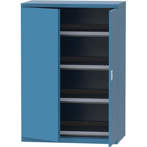 LISTA - 84 Compartment Bright Blue Steel Modular Storage Cabinet - All Tool & Supply