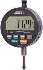 SPI - 0 to 1/4" Range, 0.0001" Graduation, Electronic Drop Indicator - Lug Back, Accurate to 0.0001" - All Tool & Supply