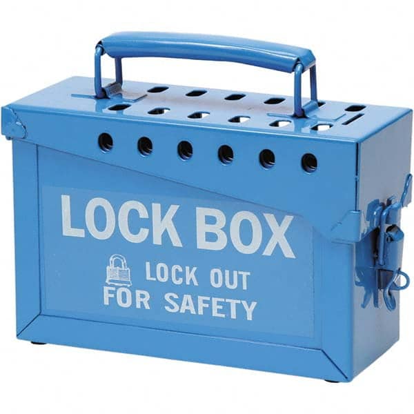 Brady - Group Lockout Boxes Portable or Wall Mount: Portable Maximum Number of Padlocks: 13 - All Tool & Supply