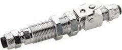 Parker - 3/8" OD, Single End Shutoff Coup - 150 Max Working psi, 0 to 150°F, - All Tool & Supply