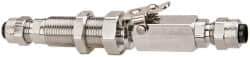 Parker - 3/8" OD, Double End Shutoff Coup - 150 Max Working psi, 0 to 150°F, - All Tool & Supply