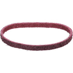 Dynabrade - 1/4" Wide x 18" OAL, Aluminum Oxide Abrasive Belt - Aluminum Oxide, Medium, Nonwoven, Cloth Backing, Wet/Dry - All Tool & Supply