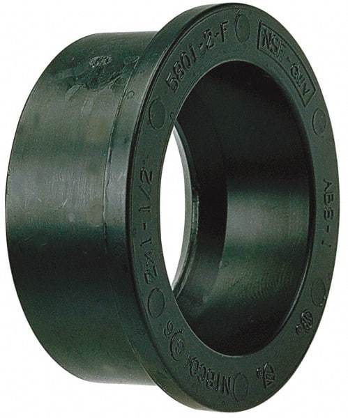 NIBCO - 1-1/2 x 1-1/4", ABS Drain, Waste & Vent Pipe Flush Bushing - Spig x Hub - All Tool & Supply