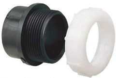 NIBCO - 1-1/2 x 1-1/4", ABS Drain, Waste & Vent Pipe Trap Adapter - Spig x SJ - All Tool & Supply