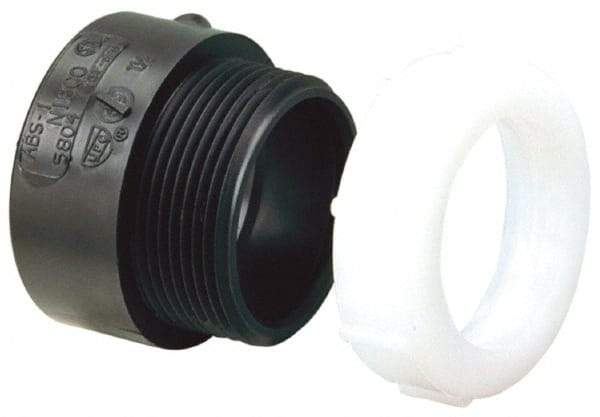 NIBCO - 1-1/4", ABS Drain, Waste & Vent Pipe Trap Adapter - Hub x SJ - All Tool & Supply