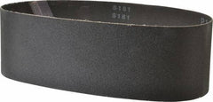 Made in USA - 3" Wide x 24" OAL, 120 Grit, Silicon Carbide Abrasive Belt - Silicon Carbide, Fine, Coated, X/Y Weighted Cloth Backing, Wet/Dry, Series S181 - All Tool & Supply