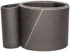 Made in USA - 4" Wide x 106" OAL, 80 Grit, Silicon Carbide Abrasive Belt - Silicon Carbide, Medium, Coated, X/Y Weighted Cloth Backing, Wet/Dry, Series S181 - All Tool & Supply