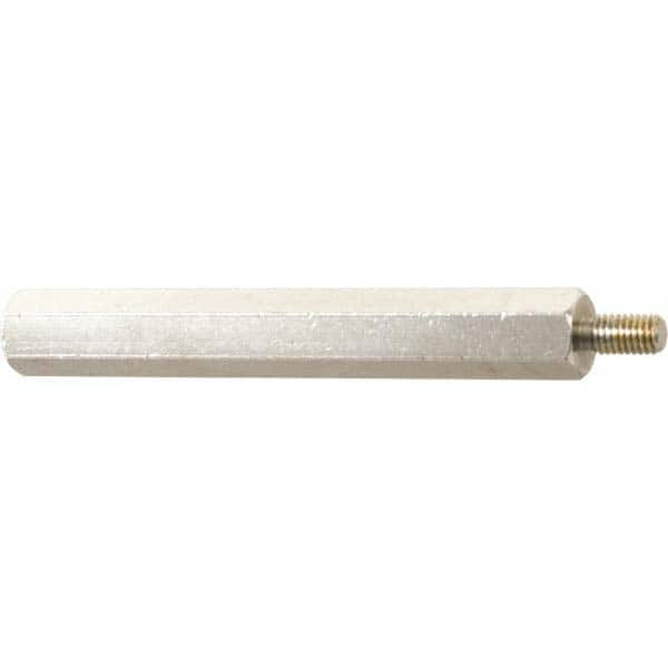 #6-32, 0.7189″ OAL, 1/4″ Across Flats, Nylon Male/Female Hex Circuit Board Standoff Fully Threaded, 0.469″ Body Length, 1/4″ Thread Length, 1/4″ Thread Depth, Grade 6/6, Uncoated