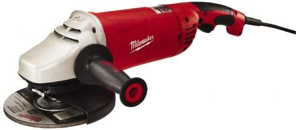 Milwaukee Tool - 7 & 9" Wheel Diam, 6,000 RPM, Corded Angle & Disc Grinder - 5/8-11 Spindle, 120 Volts, 15 Amps, Front Exhaust - All Tool & Supply