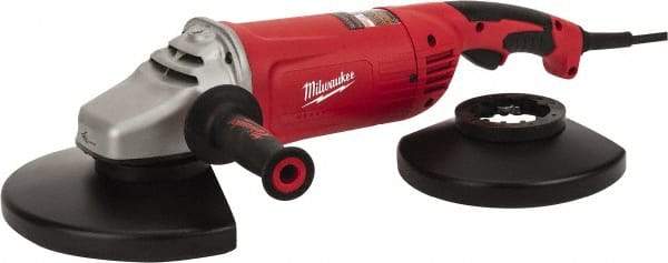 Milwaukee Tool - 7 & 9" Wheel Diam, 6,000 RPM, Corded Angle & Disc Grinder - 5/8-11 Spindle, 120 Volts, 15 Amps, Front Exhaust - All Tool & Supply