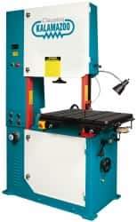 Clausing - 20 Inch Throat Capacity, Variable Speed Pulley Vertical Bandsaw - 50 to 5200 SFPM, 3 HP, Three Phase - All Tool & Supply