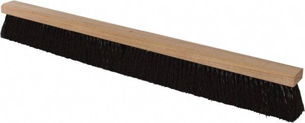 PRO-SOURCE - 36" Heavy Duty Polypropylene Push Broom - 3-1/4" Bristle Length, Wood Block, Bolt-On Handle Connection, Handle Sold Separately - All Tool & Supply