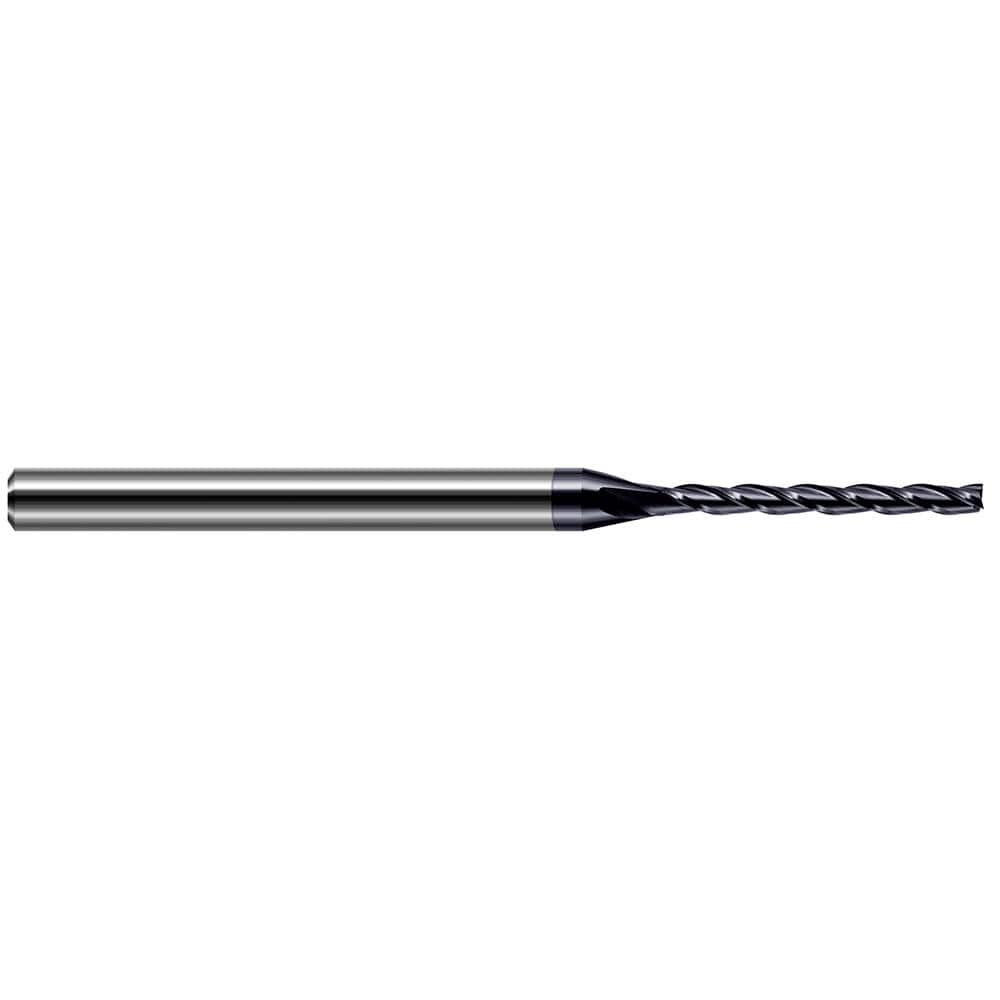 Harvey Tool - 1/16", 5/8" LOC, 1/8" Shank Diam, 2-1/2" OAL, 4 Flute, Solid Carbide Square End Mill - Exact Industrial Supply