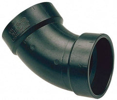 NIBCO - 3", ABS Drain, Waste & Vent Pipe 45 Elbow - Hub x Hub - All Tool & Supply