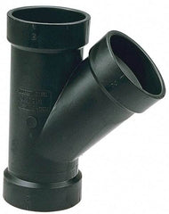 NIBCO - 2 x 2 x 1-1/2", ABS Drain, Waste & Vent Pipe 45 Wye - Hub x Hub x Hub - All Tool & Supply