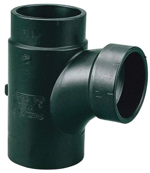 NIBCO - 3", ABS Drain, Waste & Vent Pipe Sanitary Street Tee - Spig x Hub x Hub - All Tool & Supply