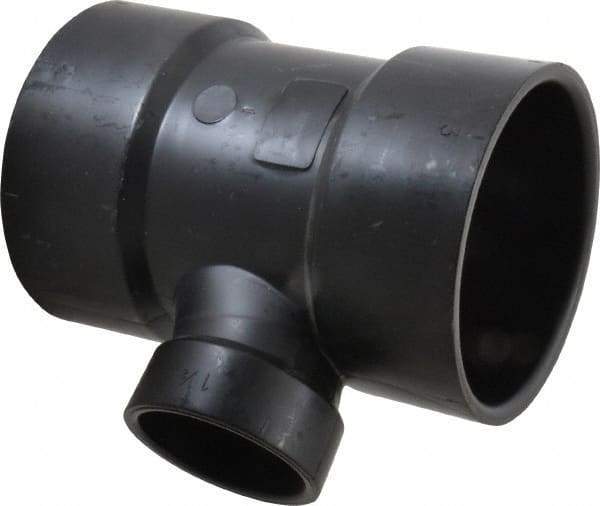 NIBCO - 3 x 3 x 1-1/2", ABS Drain, Waste & Vent Pipe Sanitary Tee - Hub x Hub x Hub - All Tool & Supply