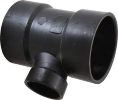 NIBCO - 3 x 3 x 1-1/2", ABS Drain, Waste & Vent Pipe Sanitary Tee - Hub x Hub x Hub - All Tool & Supply