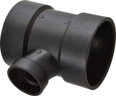 NIBCO - 4 x 4 x 2", ABS Drain, Waste & Vent Pipe Sanitary Tee - Hub x Hub x Hub - All Tool & Supply