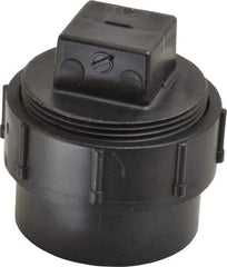 NIBCO - 2", ABS Drain, Waste & Vent Pipe Cleanout Adapter - Spig x CO with Plug - All Tool & Supply