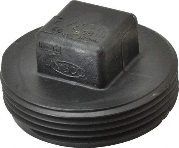 NIBCO - 2-1/2", ABS Drain, Waste & Vent Pipe Plug - MIPT - All Tool & Supply