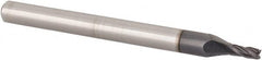 SGS - 1/16" Diam, 1/8" LOC, 1/8" Shank Diam, 1-1/2" OAL, 4 Flute Solid Carbide Square End Mill - All Tool & Supply