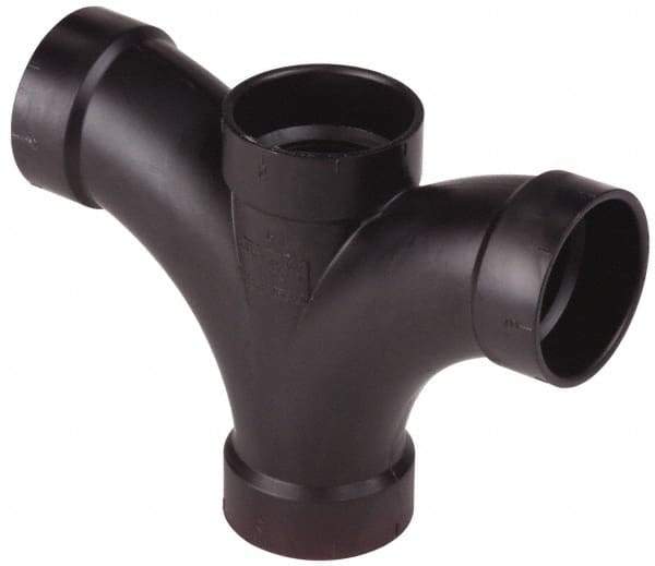 NIBCO - 3", ABS Drain, Waste & Vent Pipe Double Fixture Tee - All Hub - All Tool & Supply