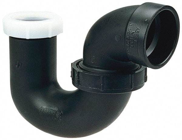 NIBCO - 1-1/4", ABS Drain, Waste & Vent Pipe P Trap with Union - Hub x SJ - All Tool & Supply