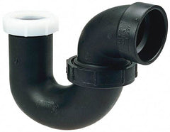 NIBCO - 1-1/4", ABS Drain, Waste & Vent Pipe P Trap with Union - Hub x SJ - All Tool & Supply