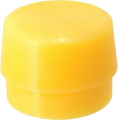 Garland - 2" Face Diam, Grade Extra Hard, Yellow Hammer Tip/Face - Plastic - All Tool & Supply