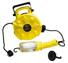 Bayco - 120 Volt, 26 Watt, Electric, Fluorescent Portable Handheld Work Light - 50' Cord, 1 Head, 1,800 Lumens, Polypropylene, 384mm Long x 351mm Wide x 135mm High - All Tool & Supply