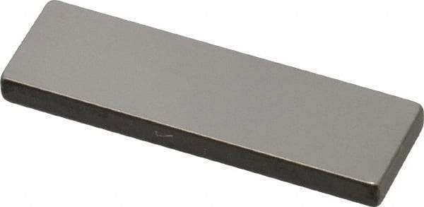 Mitutoyo - 0.1002" Rectangular Steel Gage Block - Accuracy Grade 0, Includes Certificate of Inspection - All Tool & Supply