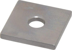 Mitutoyo - 0.11" Square Steel Gage Block - Accuracy Grade 0, Includes Certificate of Inspection - All Tool & Supply