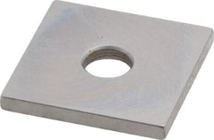 Mitutoyo - 0.1" Square Steel Gage Block - Accuracy Grade 0, Includes Certificate of Inspection - All Tool & Supply