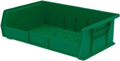 Akro-Mils - 60 Lb. Load Capacity, 10-7/8" Deep, Green Polymer Hopper Stacking Bin - 5" High x 16-1/2" Wide x 10-7/8" Long - All Tool & Supply