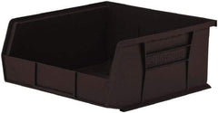 Akro-Mils - 50 Lb. Load Capacity, 10-7/8" Deep, Black Polymer Hopper Stacking Bin - 5" High x 11" Wide x 10-7/8" Long - All Tool & Supply