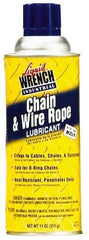 Liquid Wrench - 11 oz Aerosol General Purpose Chain & Cable Lubricant - Clear Bright Yellow, -20 to 650°F - All Tool & Supply