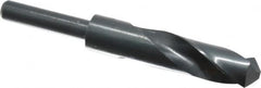 Interstate - 22mm Drill, 118° Point, High Speed Steel Silver Deming & Reduced Shank Drill Bit - All Tool & Supply