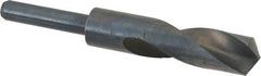 Interstate - 23.5mm Drill, 118° Point, High Speed Steel Silver Deming & Reduced Shank Drill Bit - All Tool & Supply