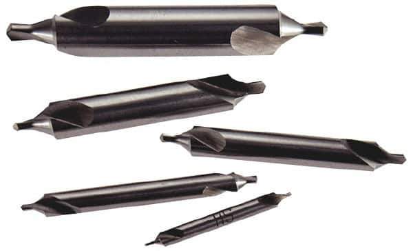 Keo - 5 Piece, #11 to 15, Bell Edge, High Speed Steel Combo Drill & Countersink Set - 60° Incl Angle - All Tool & Supply