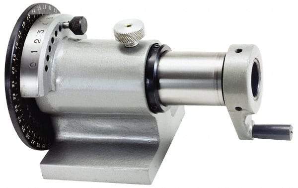 Interstate - 5C Compatible, Horizontal Spin Collet Indexer - 1" Max Collet Capacity - All Tool & Supply