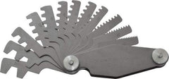 Value Collection - 12 Leaf, 2 to 20mm Pitch Range, Screw Pitch Gage - 30° Thread Angle - All Tool & Supply