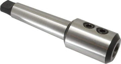 Interstate - 4MT Taper Shank 7/8" Hole End Mill Holder/Adapter - 82.5mm Projection - Exact Industrial Supply